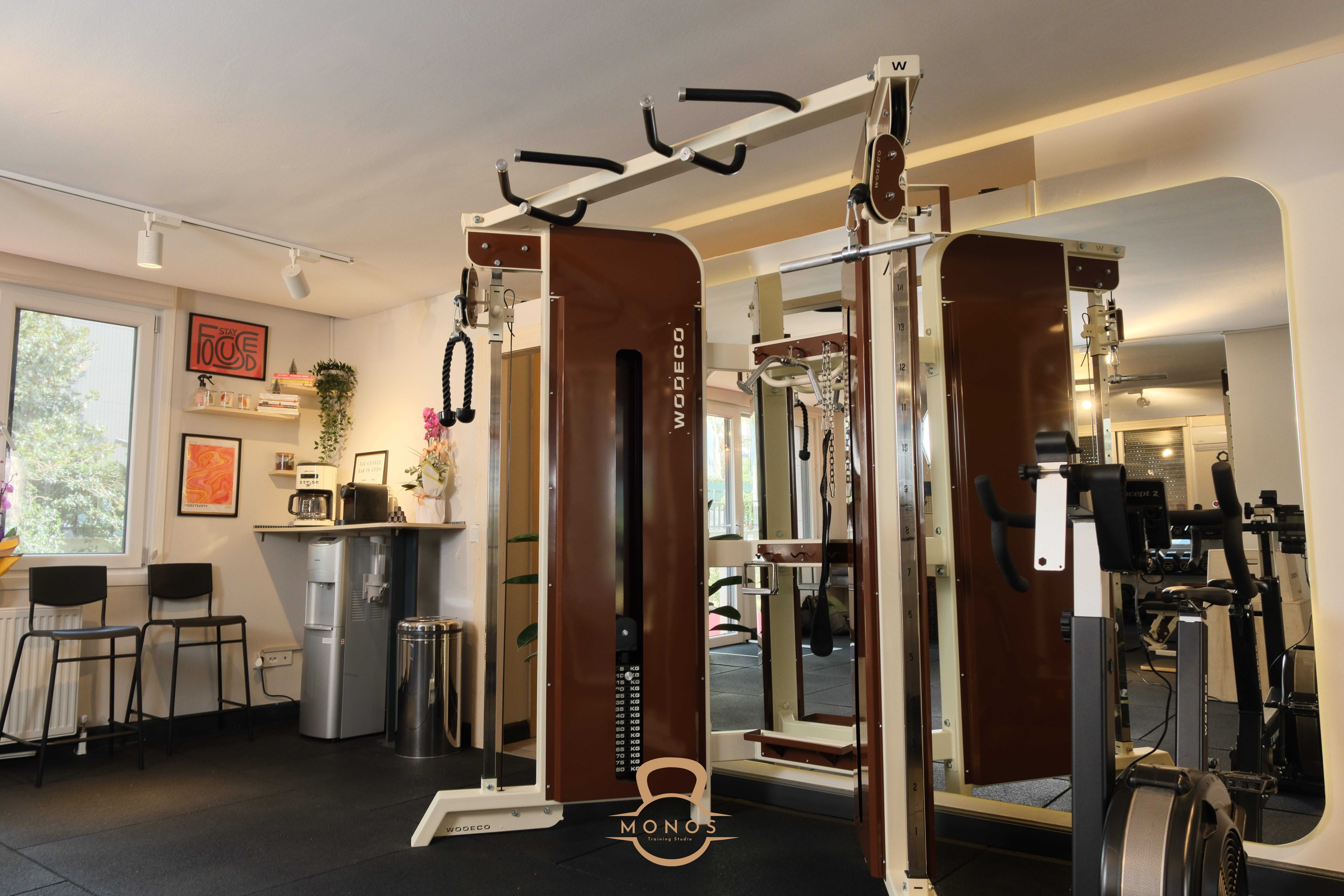 Monos Training Studio - Kablo makinesi ve lounge